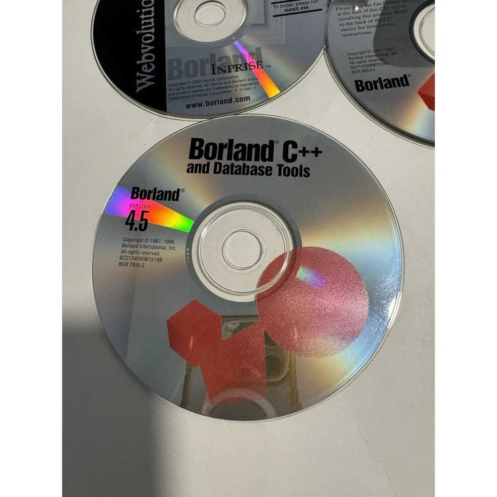 Borland C++ Builder Standard edition, original disk Discs Only